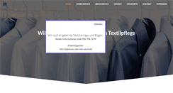 Desktop Screenshot of bestform-textilpflege.de